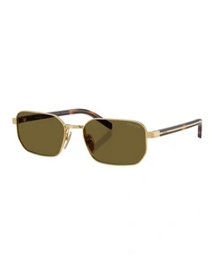 Prada  Metal Sunglasses in Gold
