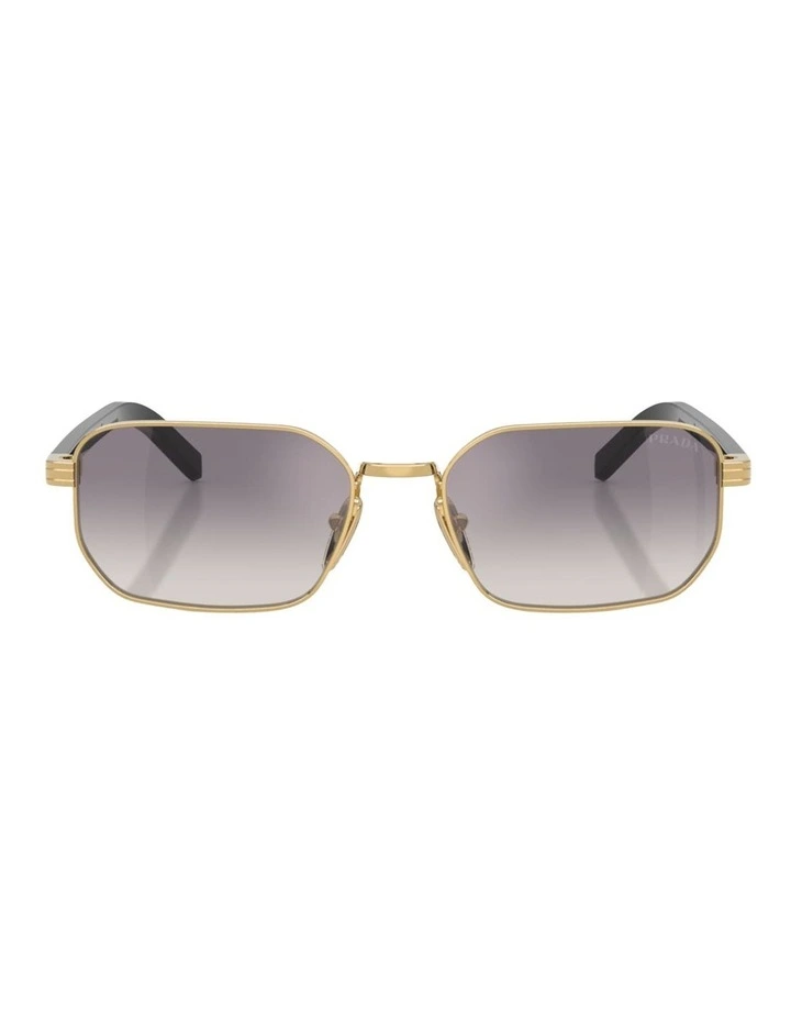 Prada Metal Sunglasses in Gold image 1