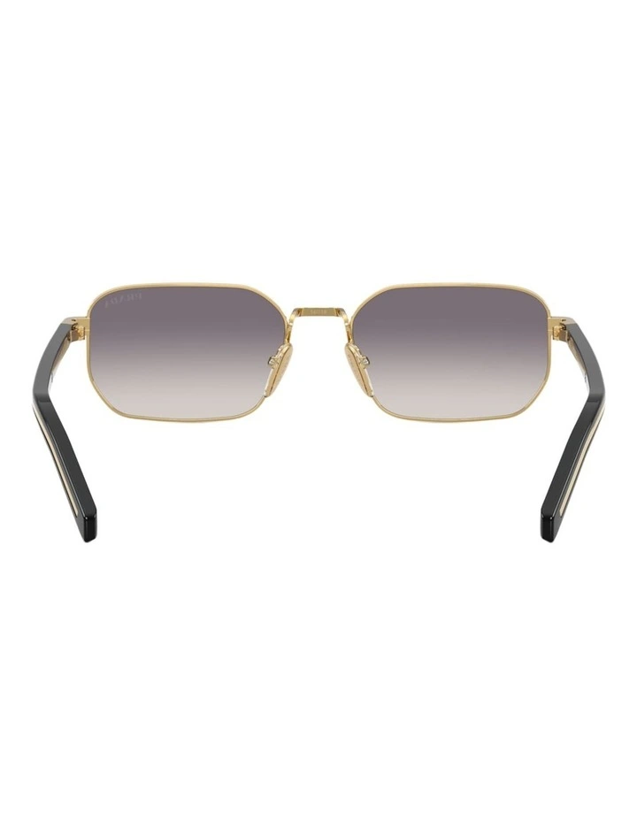 Prada Metal Sunglasses in Gold image 2