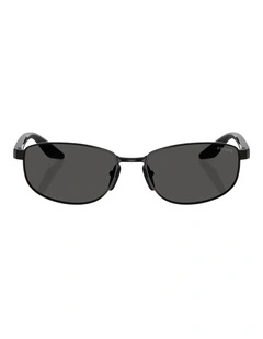 Prada Linea Rossa Metal Sunglasses in Black