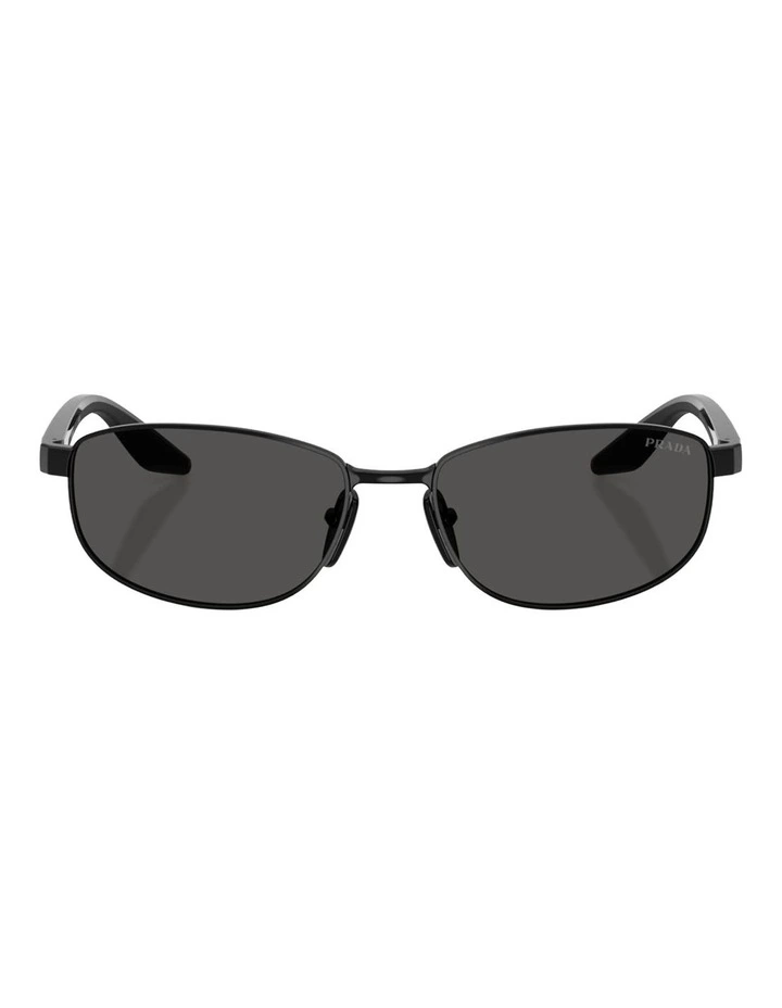 Prada Linea Rossa Metal Sunglasses in Black image 1