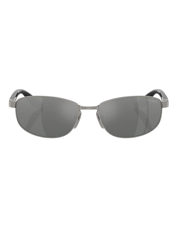 Prada Linea Rossa Metal Sunglasses in Grey image 1
