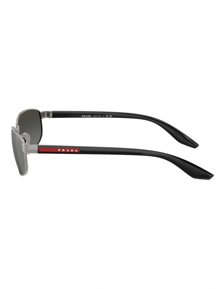 Prada Linea Rossa Metal Sunglasses in Grey image 2