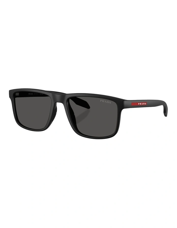 Prada Linea Rossa PS C01S Injected Sunglasses in Black image 1