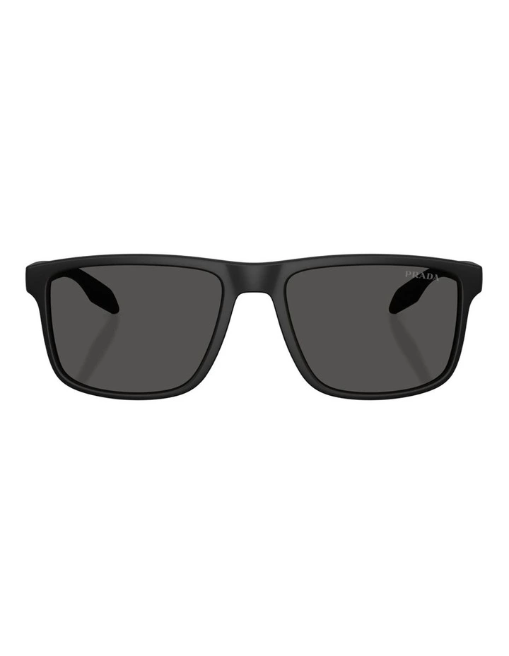 Prada Linea Rossa PS C01S Injected Sunglasses in Black image 2