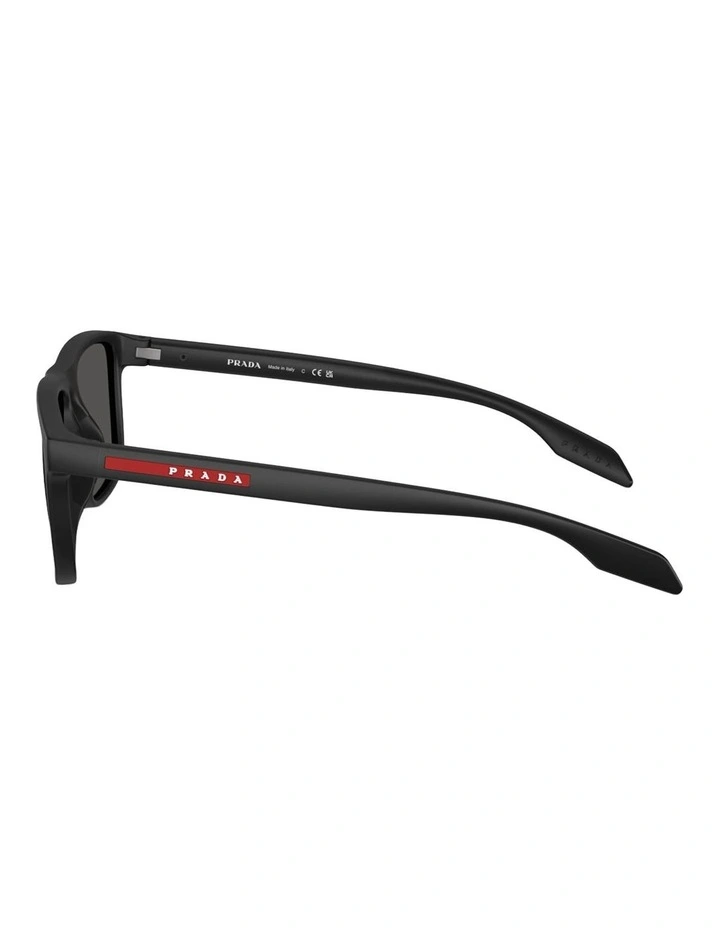 Prada Linea Rossa PS C01S Injected Sunglasses in Black image 3