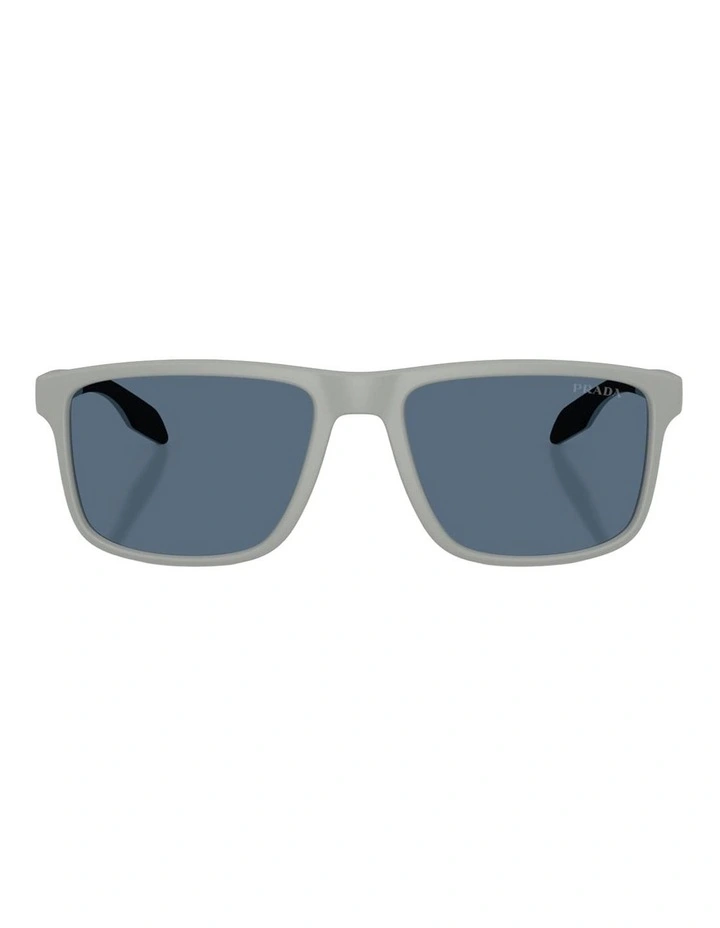 Prada Linea Rossa PS C01SF Injected Sunglasses in Grey image 1