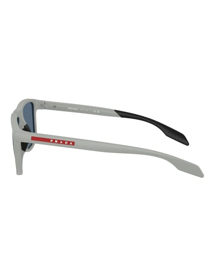 Prada Linea Rossa PS C01SF Injected Sunglasses in Grey image 3