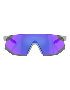 Prada Linea Rossa Injected Sunglasses in Grey