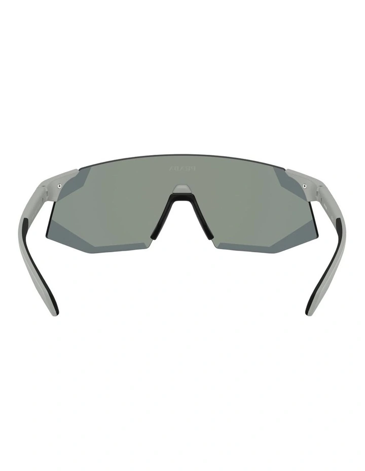 Prada Linea Rossa Injected Sunglasses in Grey image 2