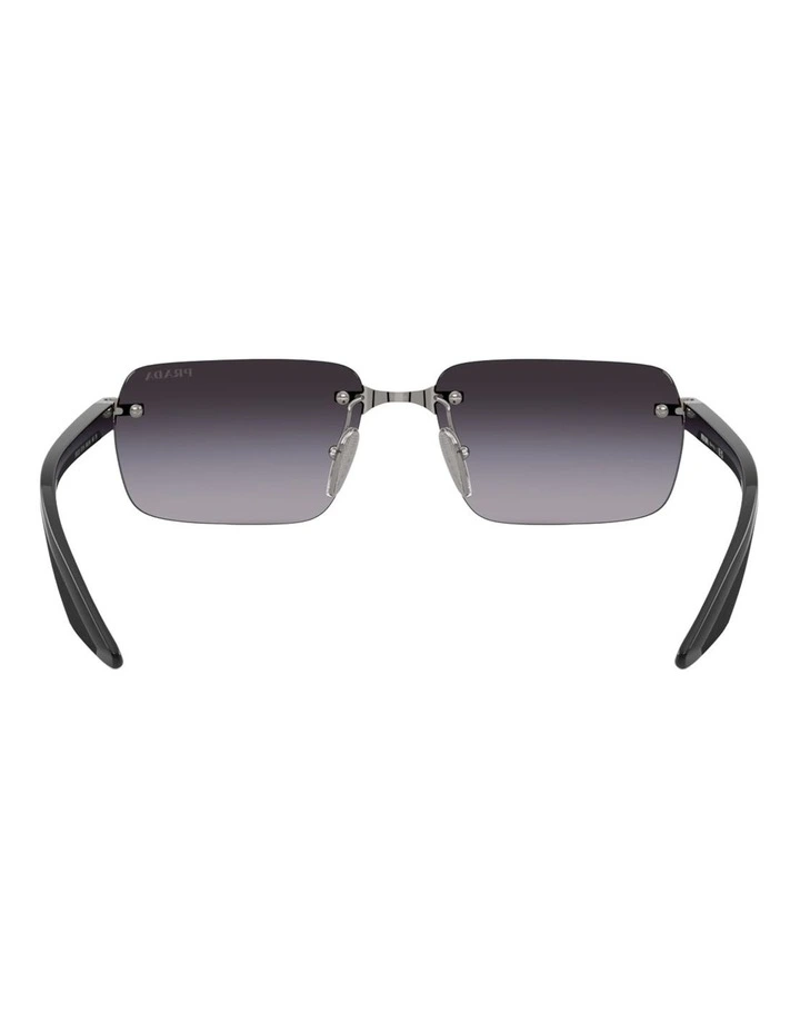 Prada Linea Rossa Metal Sunglasses in Grey image 2