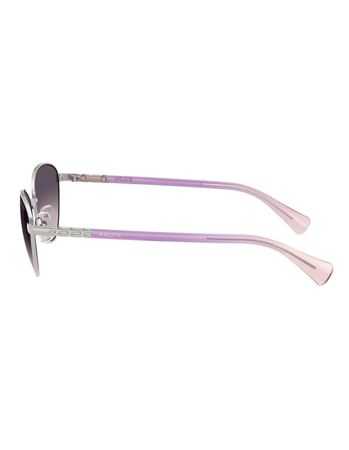 Ralph Metal Sunglasses in Silver image 3