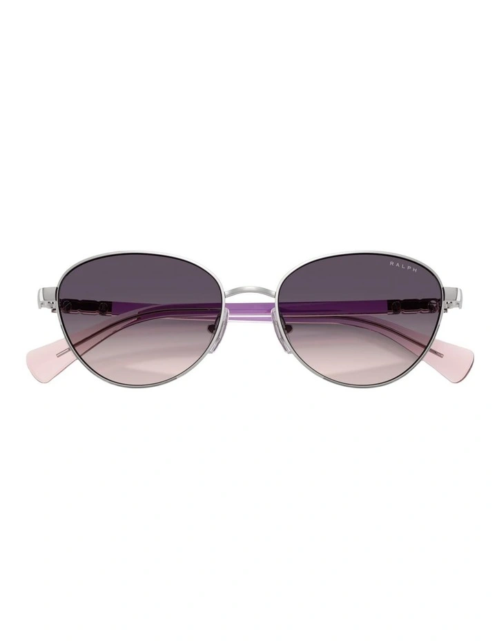 Ralph Metal Sunglasses in Silver image 5