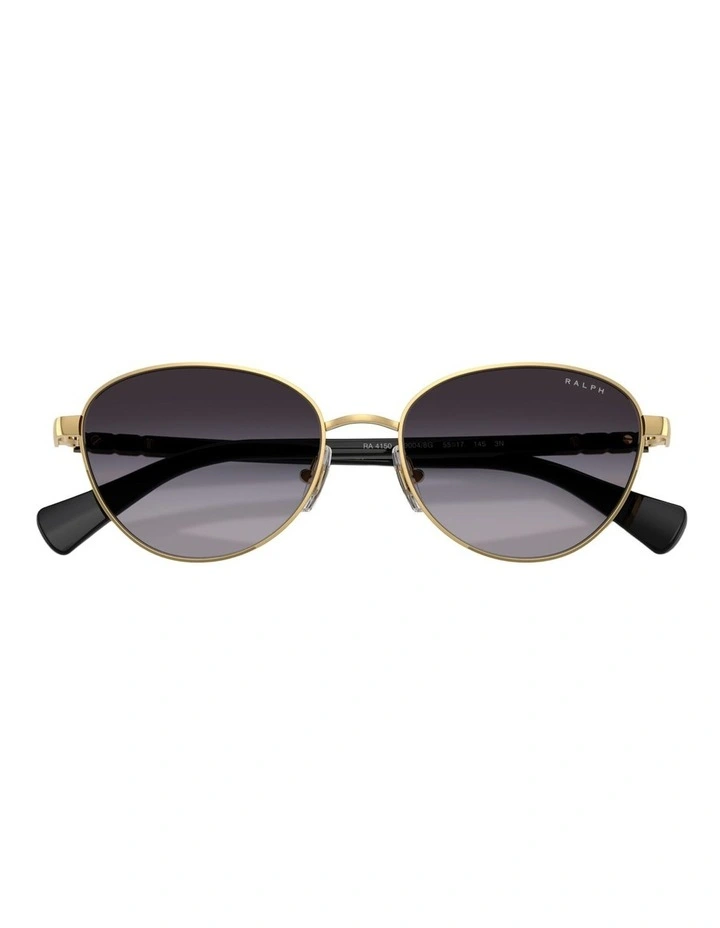 Ralph Metal Sunglasses in Gold image 4