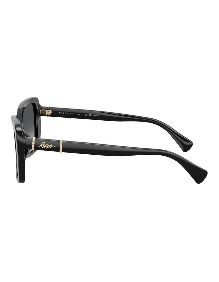 Ralph Acetate Polarised Sunglasses in Black image 3