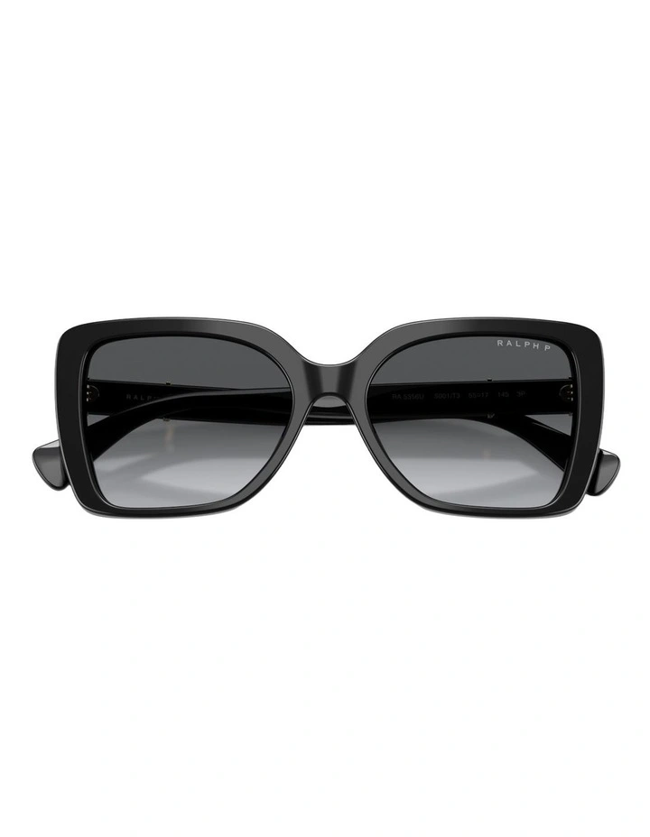 Ralph Acetate Polarised Sunglasses in Black image 4
