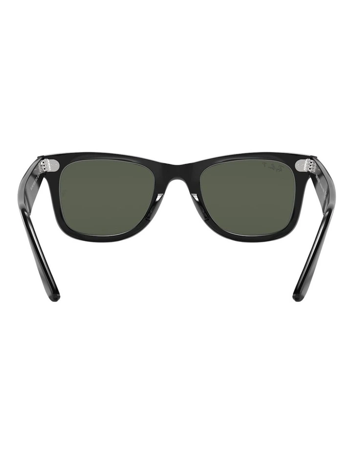 Ray-Ban Original Wayfarer Classic Acetate Polarised Sunglasses in Black image 2