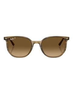 Ray-Ban Elliot Acetate Polarised Sunglasses in Green