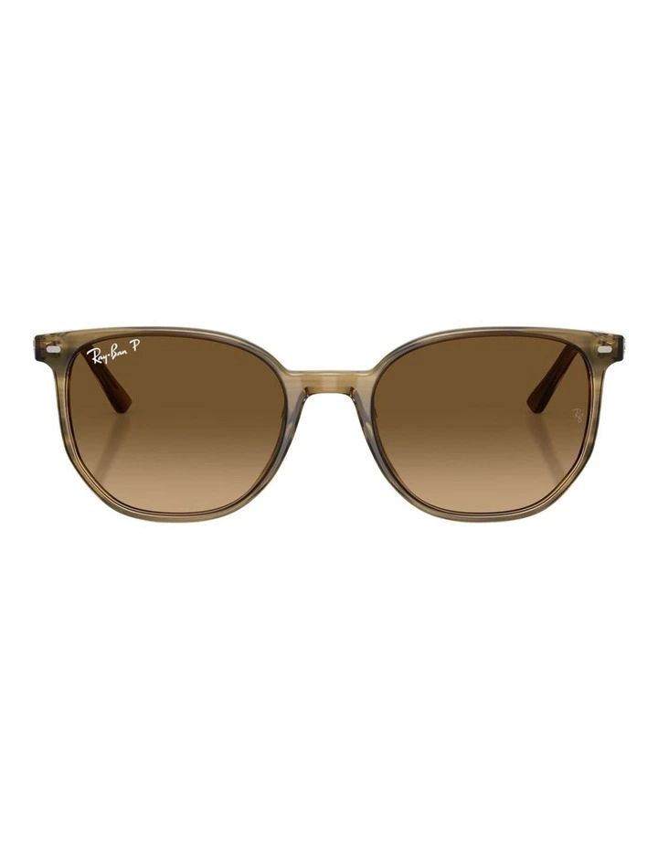 Ray-Ban Elliot Acetate Polarised Sunglasses in Green image 1