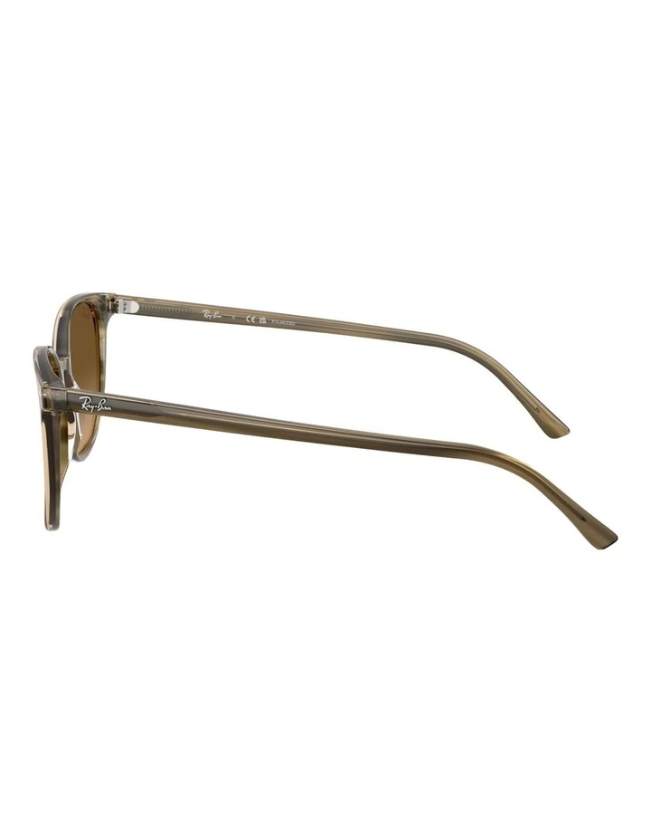 Ray-Ban Elliot Acetate Polarised Sunglasses in Green image 2