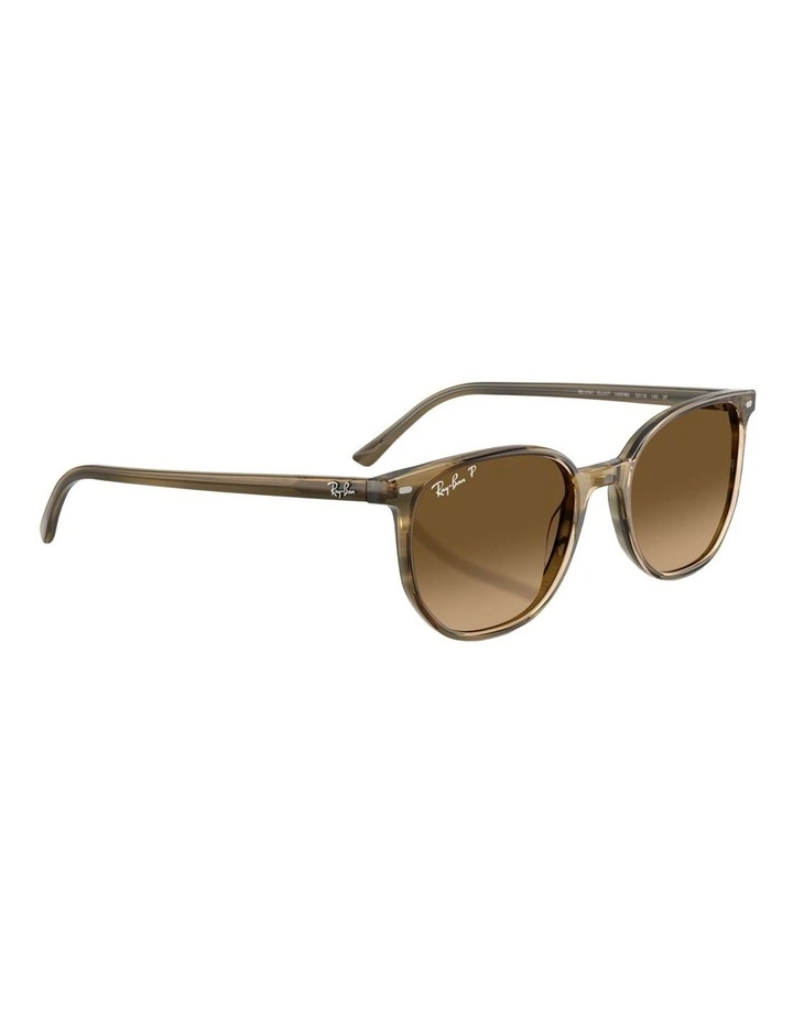 Ray-Ban Elliot Acetate Polarised Sunglasses in Green image 3