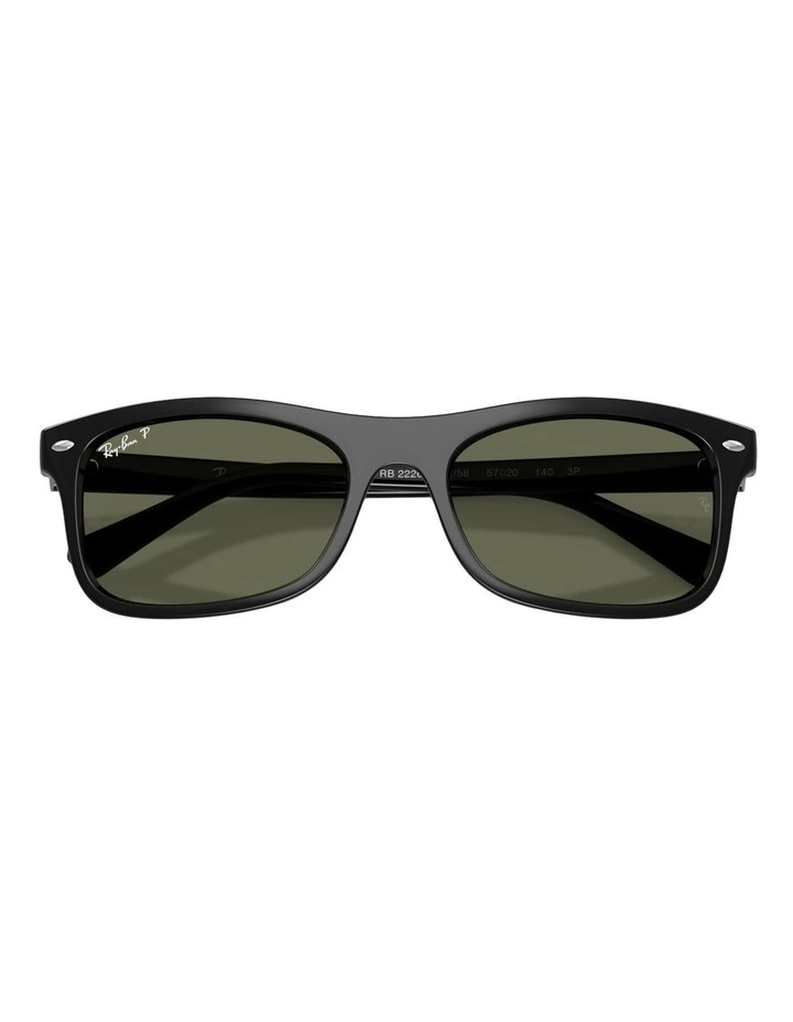 Ray-Ban RB2226 Propionate Polarised Sunglasses in Black image 4