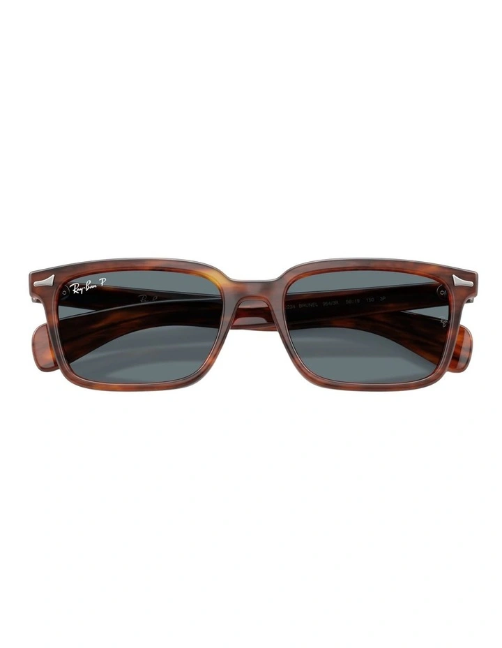 Ray-Ban Brunel Propionate Polarised Sunglasses in Brown image 4