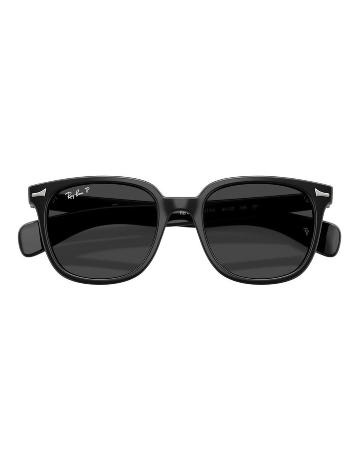 Ray-Ban Brunel II Propionate Polarised Sunglasses in Black image 3