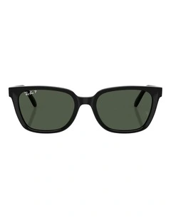 Ray-Ban RB2243D Acetate Polarised Sunglasses in Black