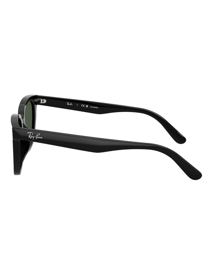 Ray-Ban RB2243D Acetate Polarised Sunglasses in Black image 2