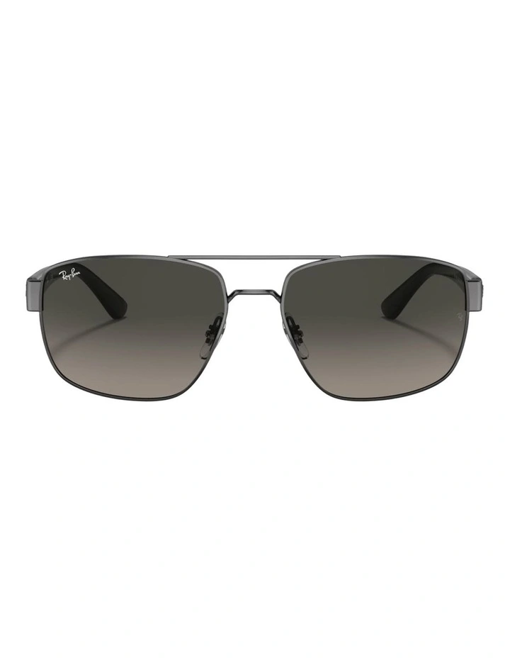 Ray-Ban RB3663 Metal Sunglasses in Grey image 1