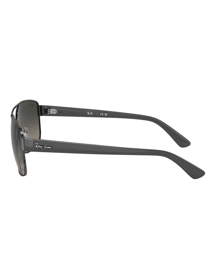 Ray-Ban RB3663 Metal Sunglasses in Grey image 2