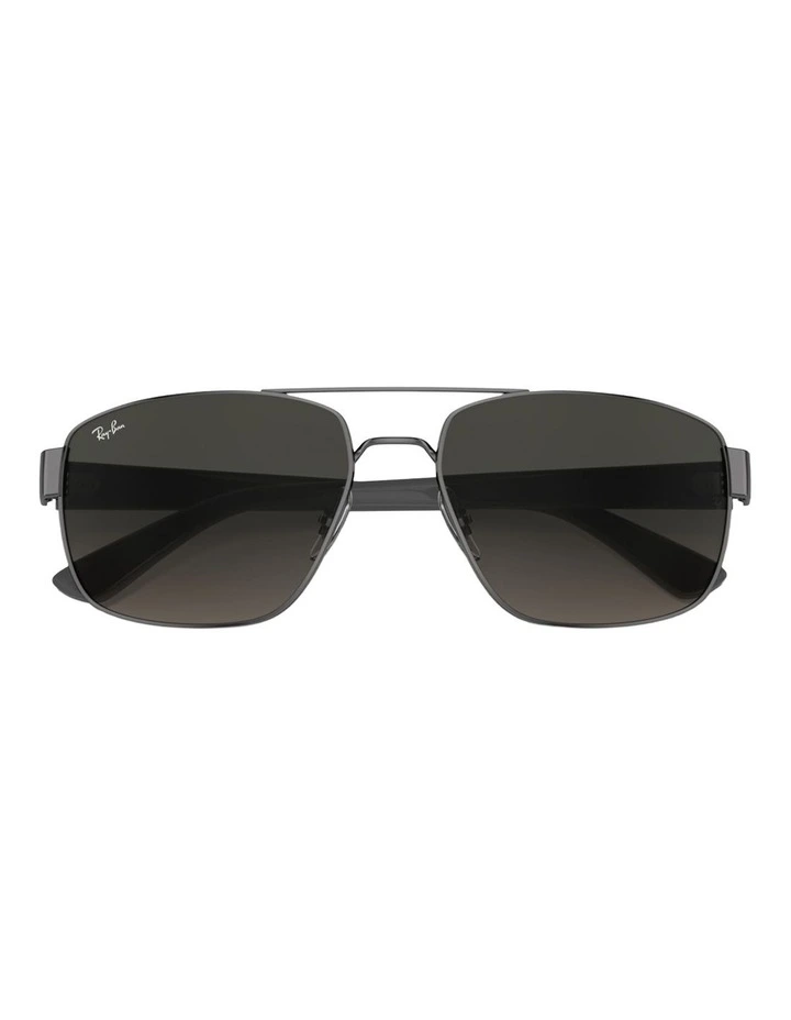 Ray-Ban RB3663 Metal Sunglasses in Grey image 4