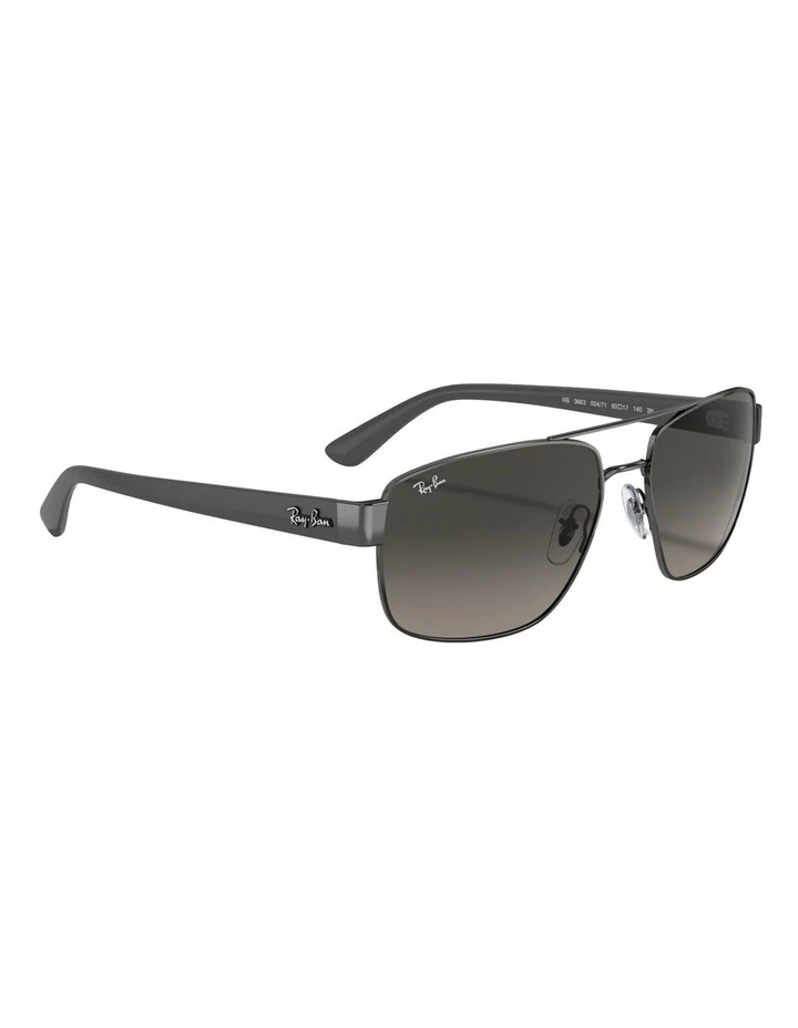 Ray-Ban RB3663 Metal Sunglasses in Grey image 5