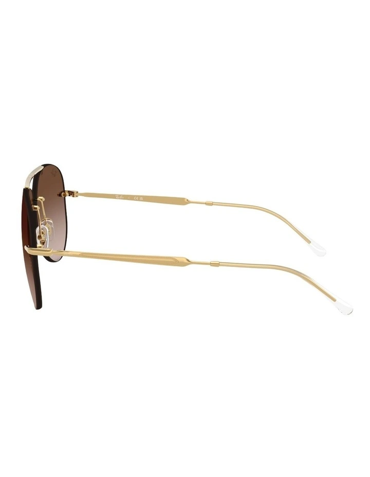 Ray-Ban RB3791 Metal Sunglasses in Black image 2