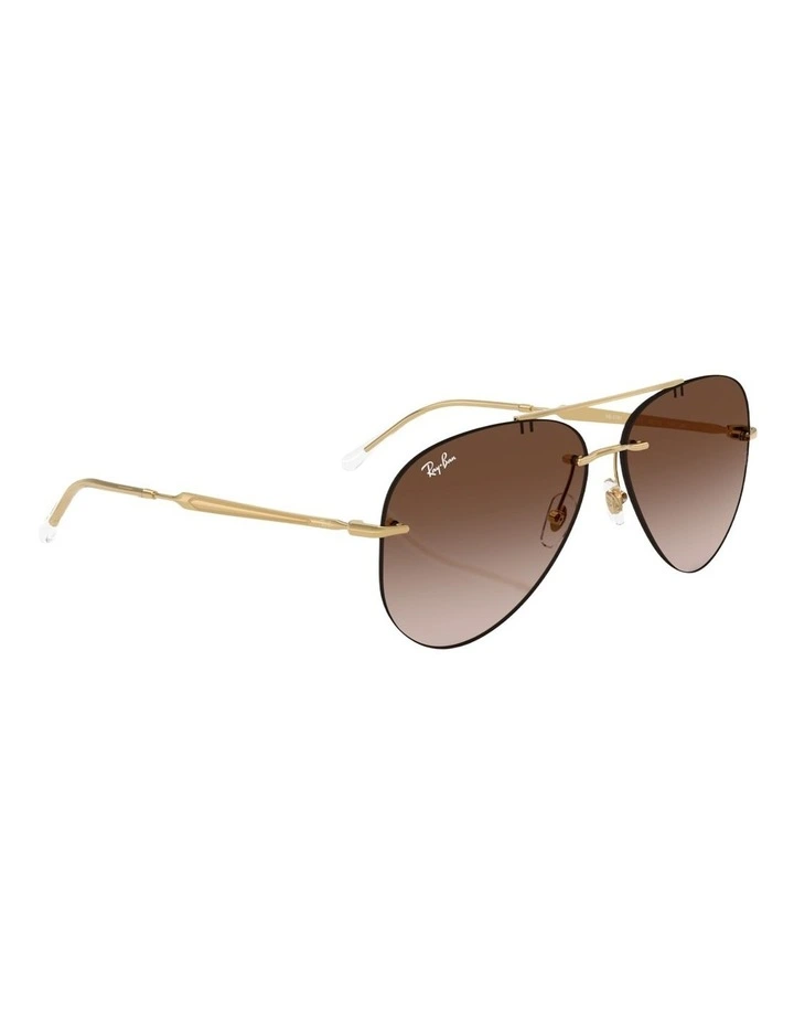 Ray-Ban RB3791 Metal Sunglasses in Black image 3