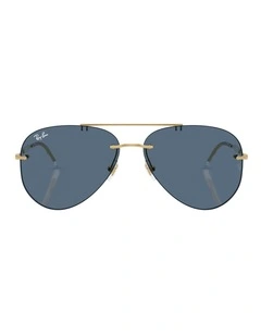 Ray-Ban RB3791 Metal Sunglasses in Black