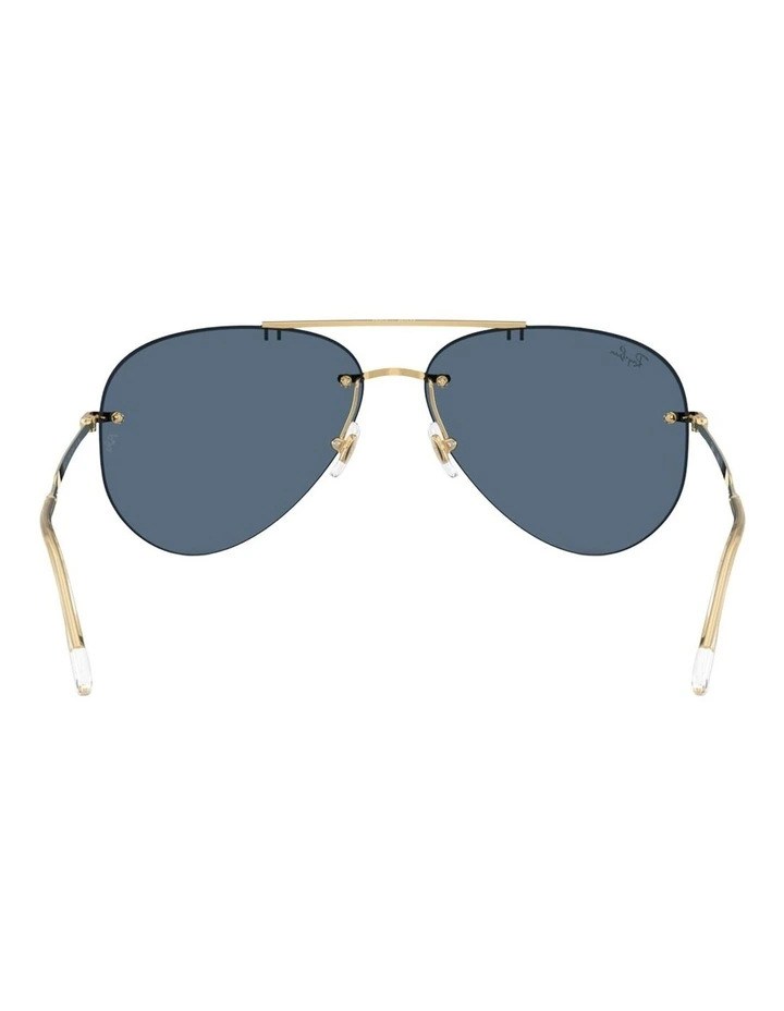 Ray-Ban RB3791 Metal Sunglasses in Black image 2