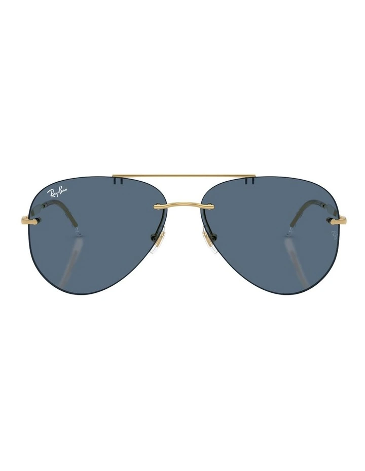 Ray-Ban RB3791 Metal Sunglasses in Black image 1