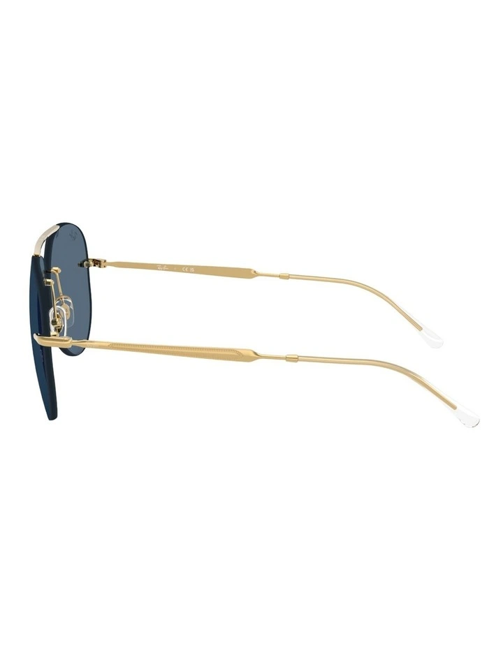 Ray-Ban RB3791 Metal Sunglasses in Black image 2