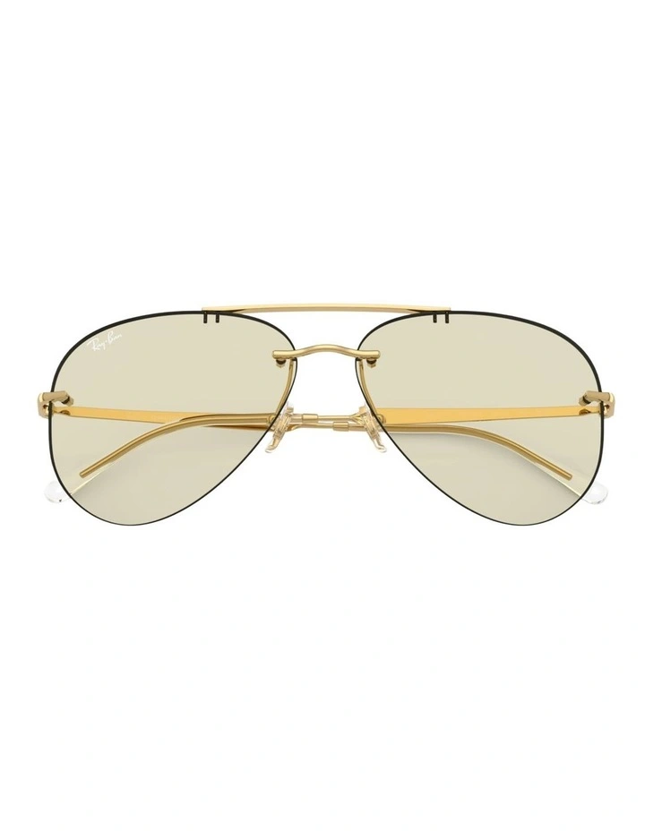 Ray-Ban RB3791 TRANSITIONS COLOR TOUCH LENSES Metal Sunglasses in Black image 4