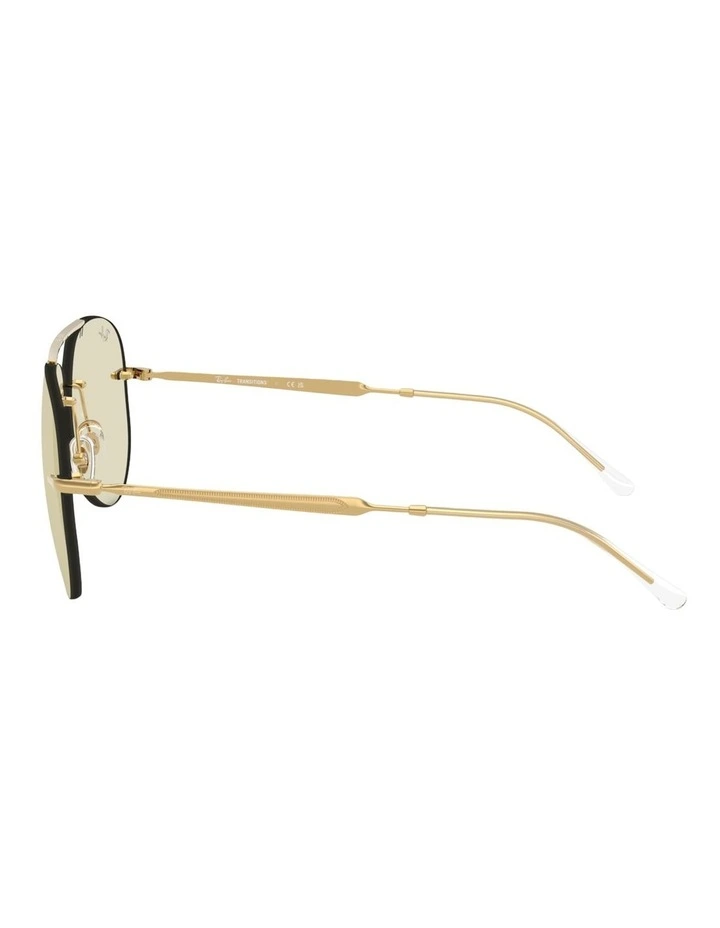 Ray-Ban RB3791 TRANSITIONS  COLOR TOUCH  LENSES Metal Sunglasses in Black image 3