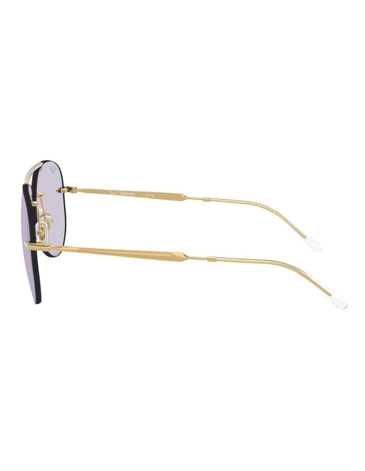 Ray-Ban RB3791 TRANSITIONS  COLOR TOUCH  LENSES Metal Sunglasses in Black image 2