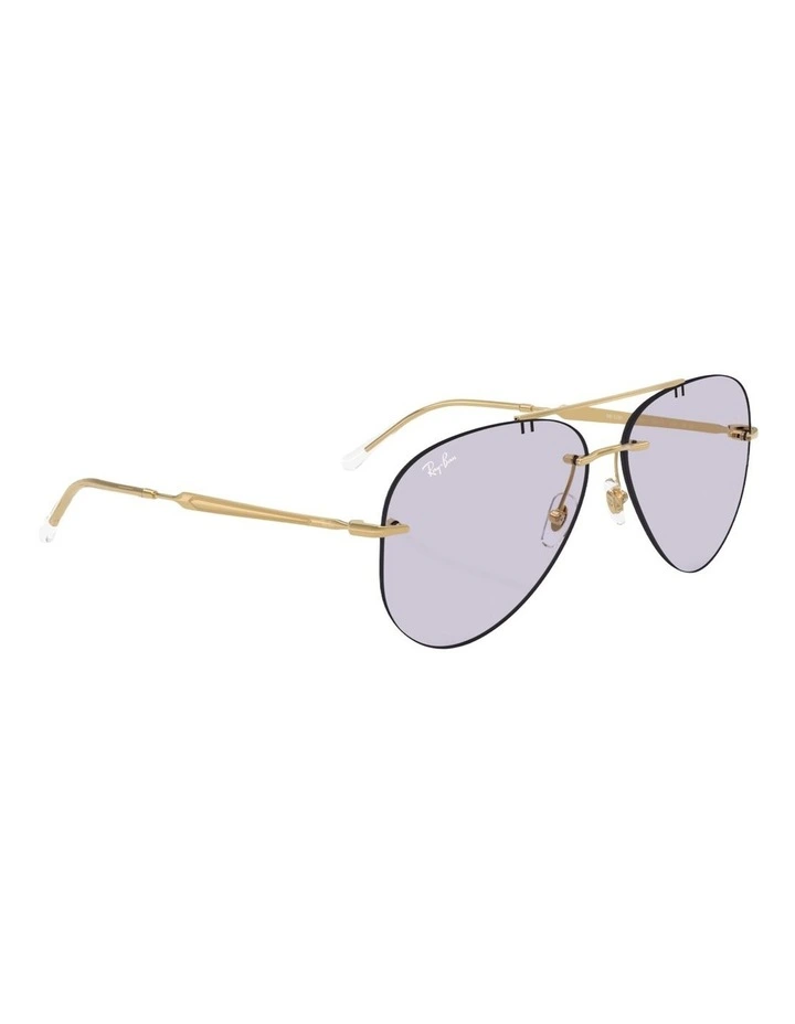 Ray-Ban RB3791 TRANSITIONS  COLOR TOUCH  LENSES Metal Sunglasses in Black image 4