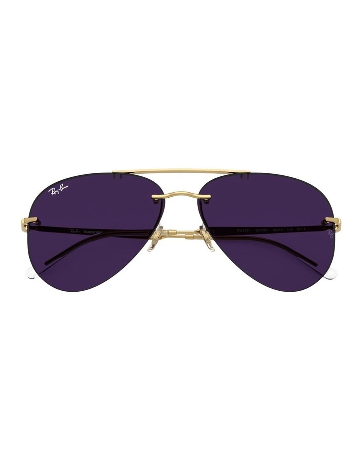 Ray-Ban RB3791 TRANSITIONS  COLOR TOUCH  LENSES Metal Sunglasses in Black image 5