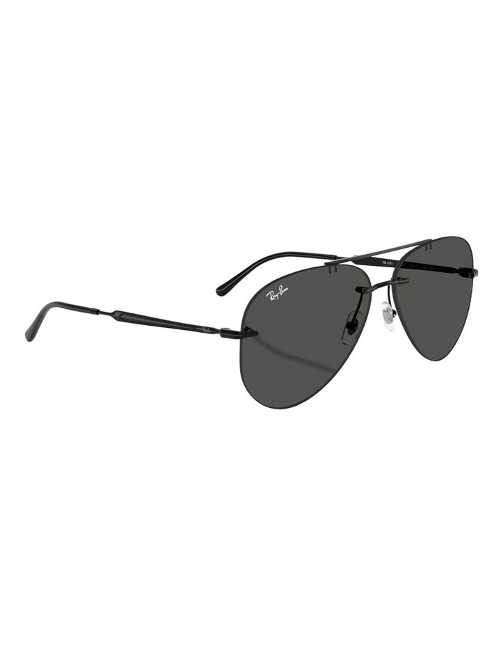 Ray-Ban RB3791 Metal Sunglasses in Black image 4
