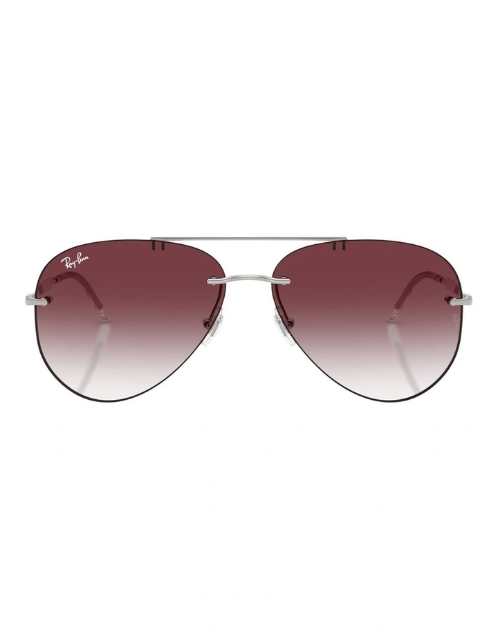Ray-Ban RB3791 Metal Sunglasses in Silver image 2