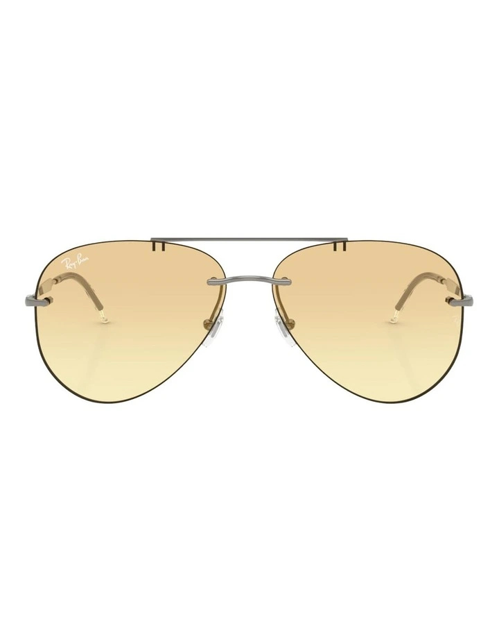 Ray-Ban RB3791 Metal Sunglasses in Grey image 1
