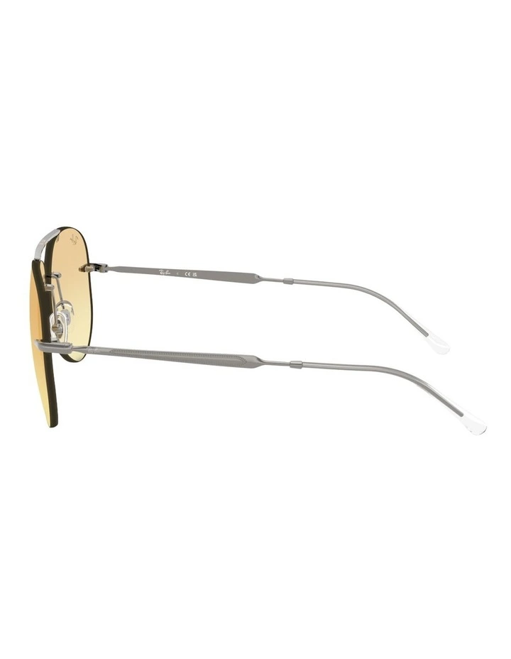 Ray-Ban RB3791 Metal Sunglasses in Grey image 3