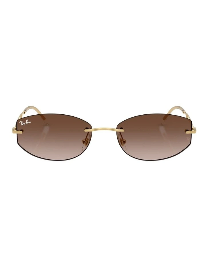 Ray-Ban RB3792 Metal Sunglasses in Black image 1